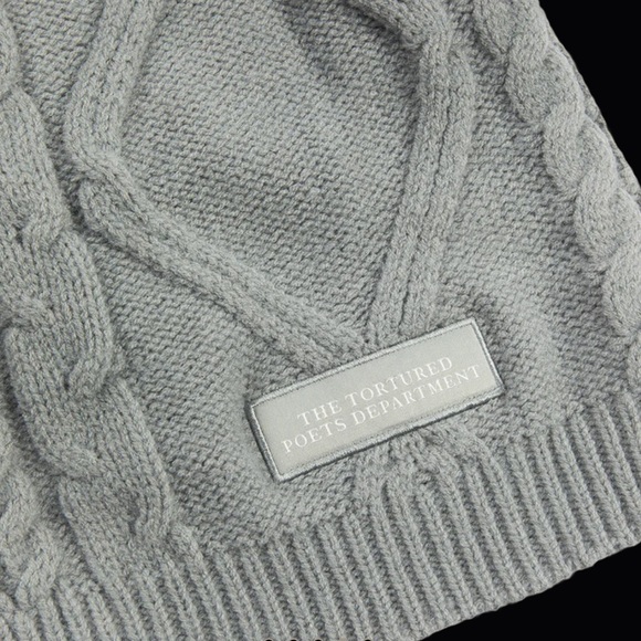 The Tortured Poets Department Gray Cardigan Size XS/S - Picture 2 of 7